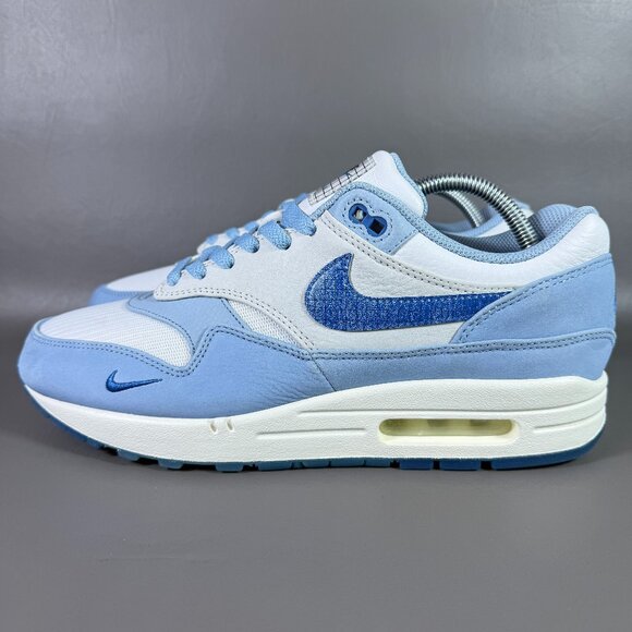 Nike Air Max 1 Premium Blueprint Shoes Men's Size 10 Sneakers DR0448-100 No Box - Picture 1 of 15